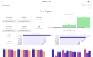 Sales Analytics Application_ sales rep performance overview