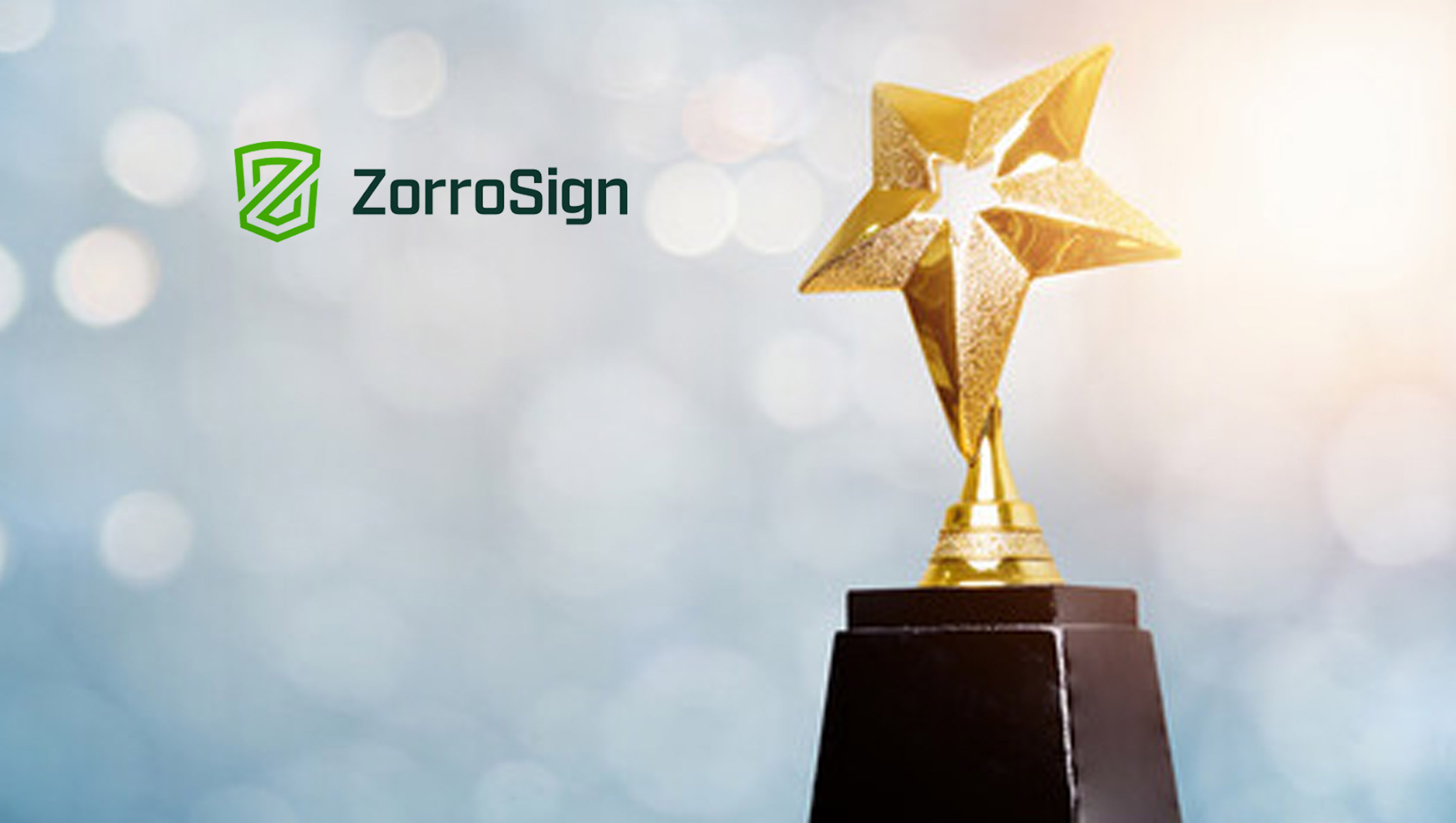 ZorroSign Awarded for Global Sustainability Leadership by Business Intelligence Group